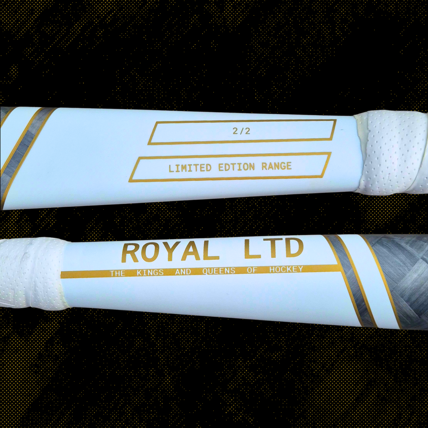 ROYAL Limited Edition Hockey Stick White Face | Free Grip & Free Limited Edtion Glove
