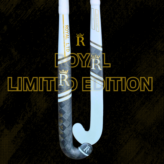 ROYAL Limited Edition Hockey Stick White Face | Free Grip & Free Limited Edtion Glove