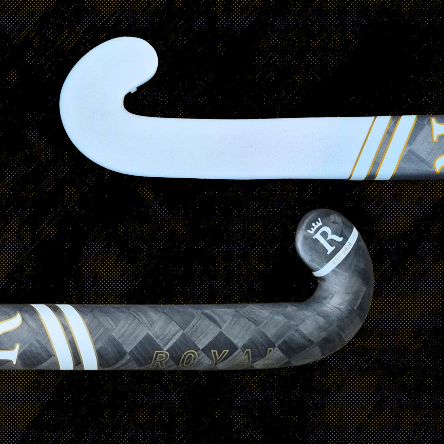 ROYAL Limited Edition Hockey Stick White Face | Free Grip & Free Limited Edtion Glove